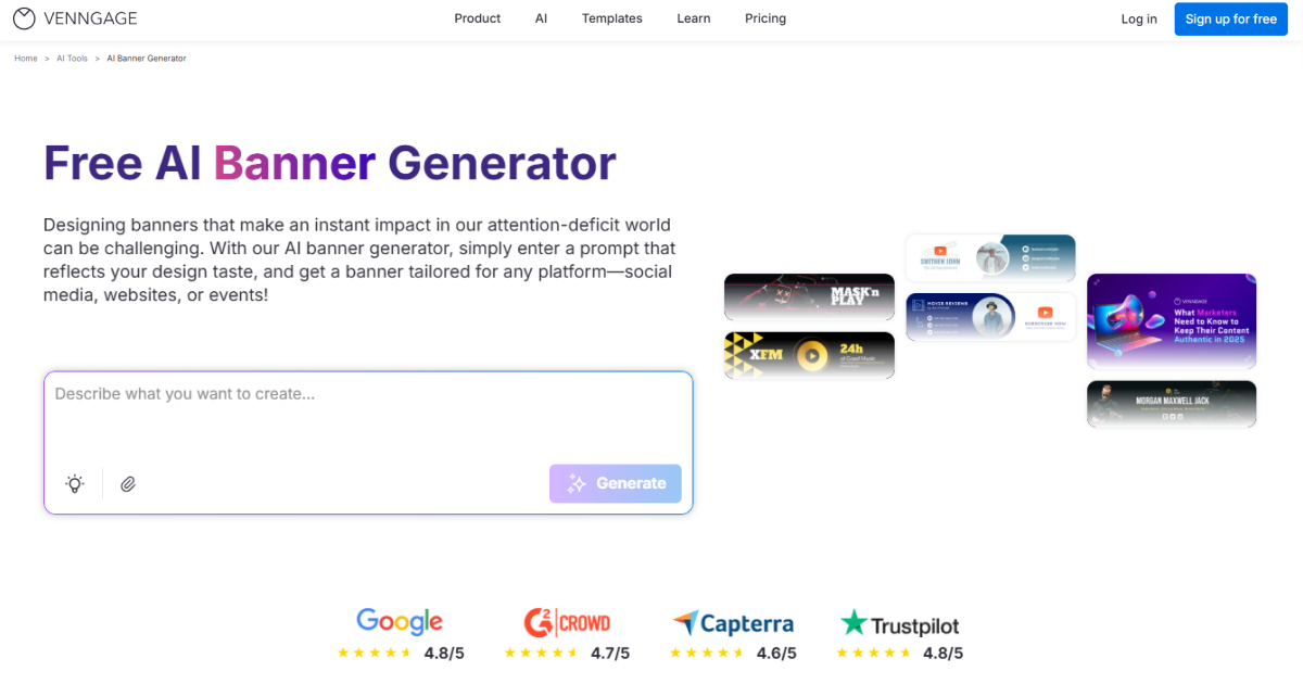 AI Banner Generator product thumbnail
