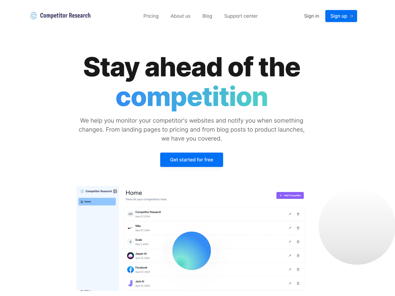 Competitor Research product thumbnail