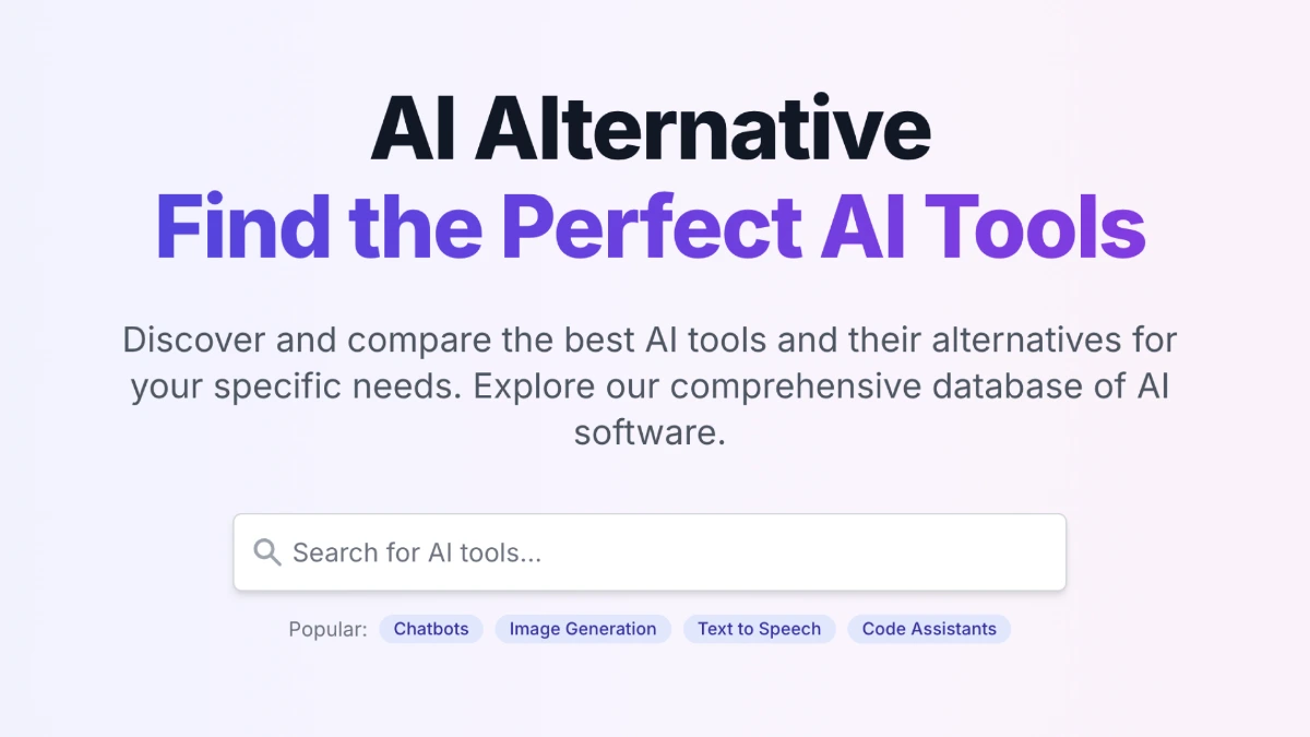 AI Alternative screenshot