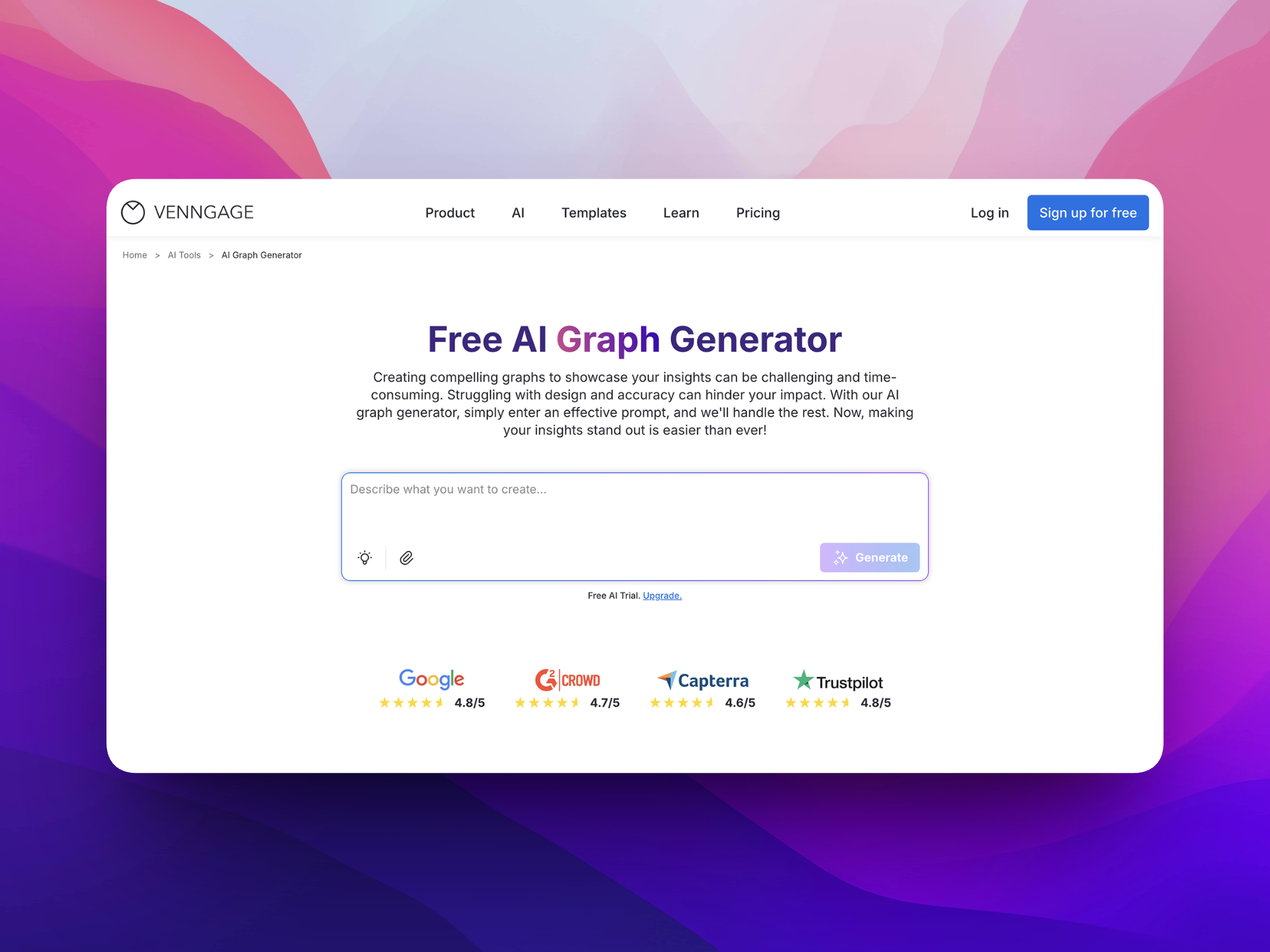 AI Graph Generator screenshot