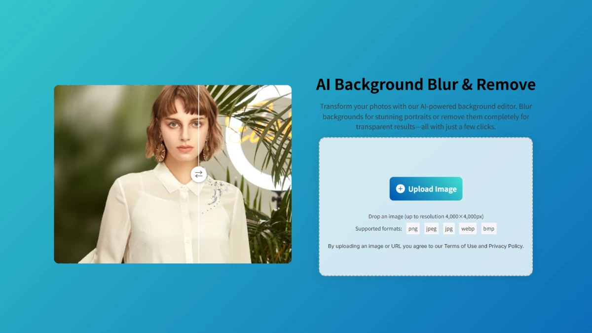 Blurbackground AI product thumbnail