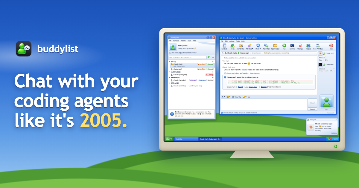 buddylist screenshot