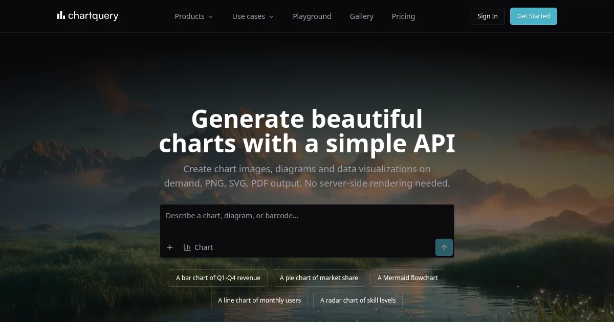 ChartQuery screenshot