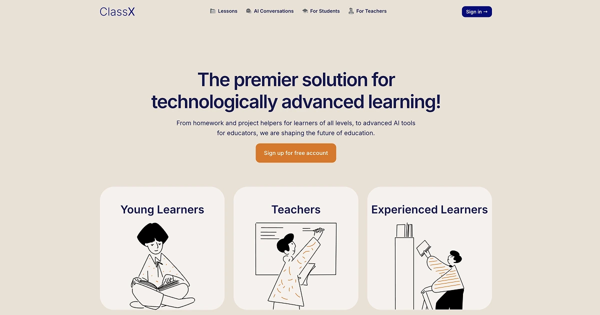 ClassX screenshot