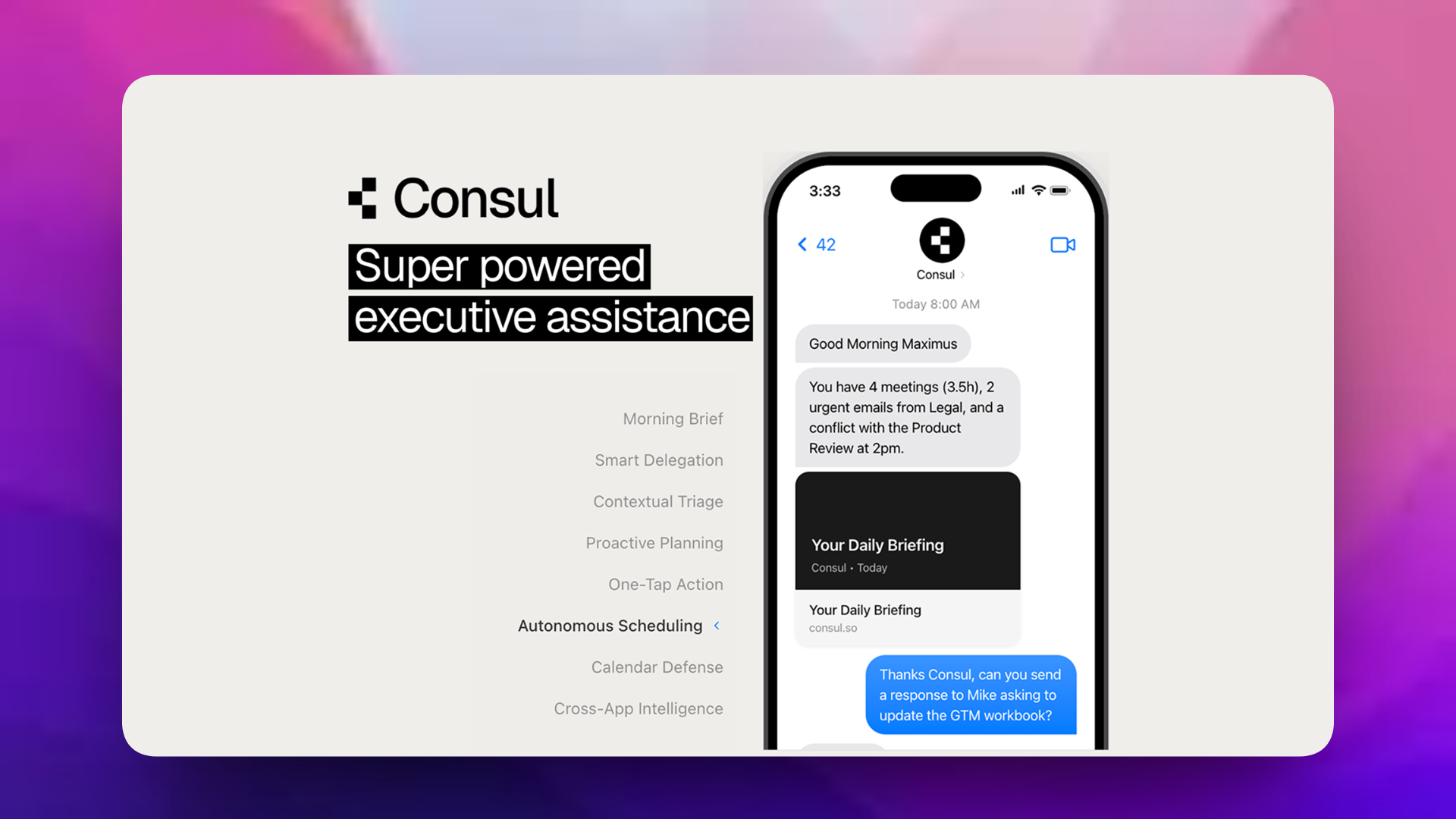 Consul screenshot