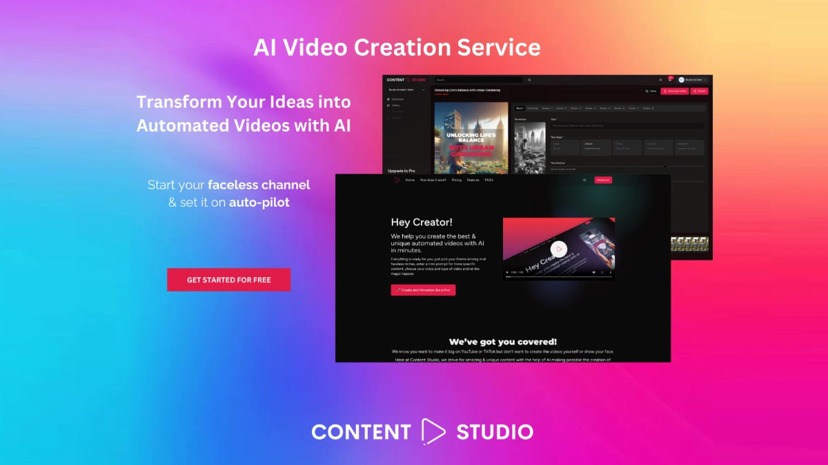 ContentStudio AI screenshot