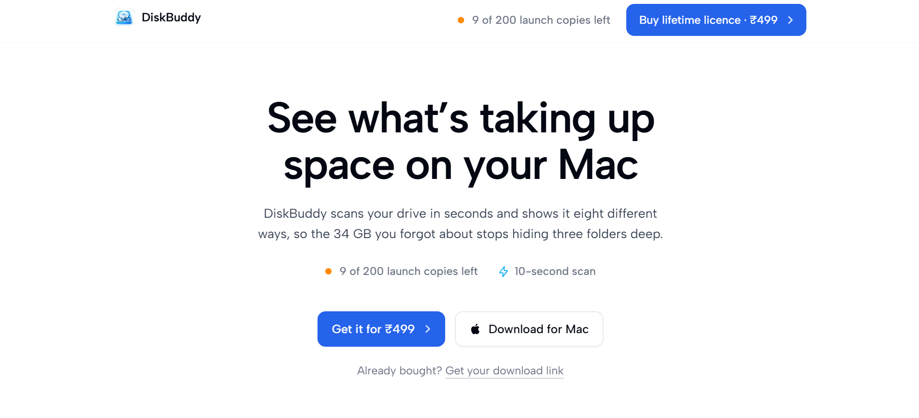 DiskBuddy screenshot