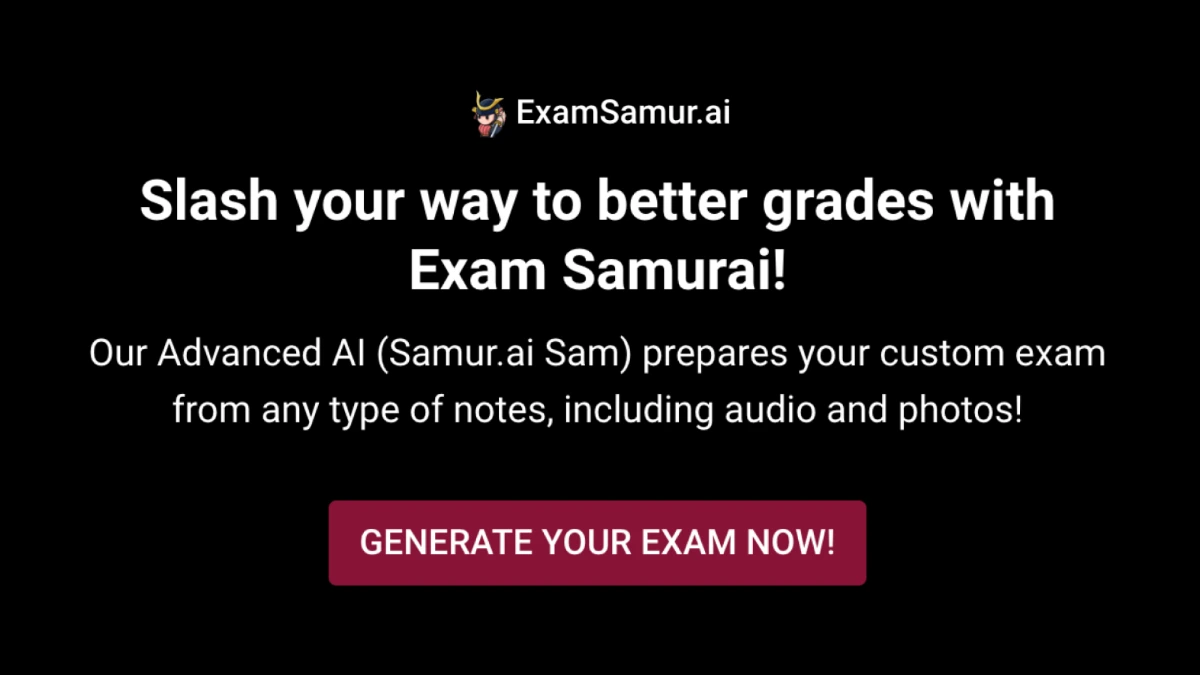 Exam Samurai screenshot