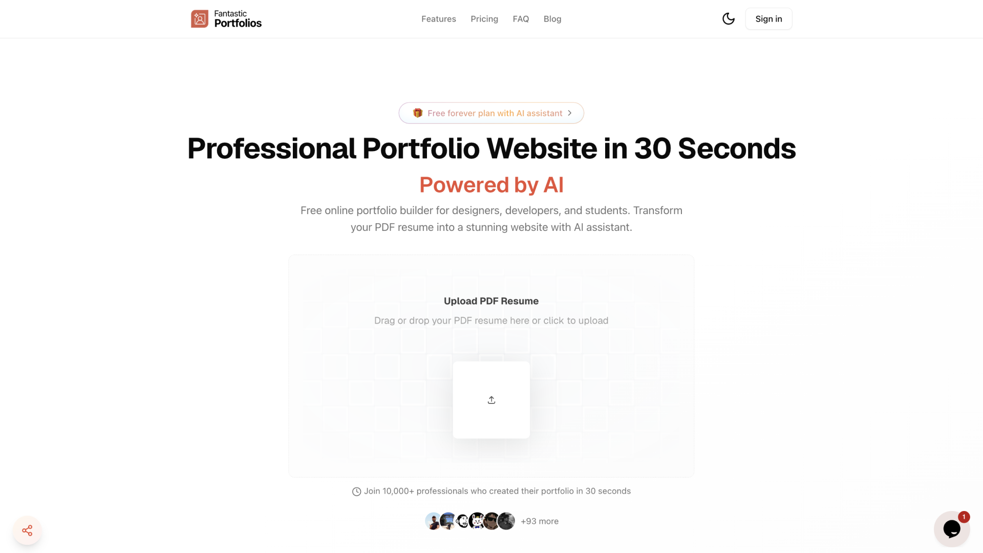 Fantastic Portfolios screenshot