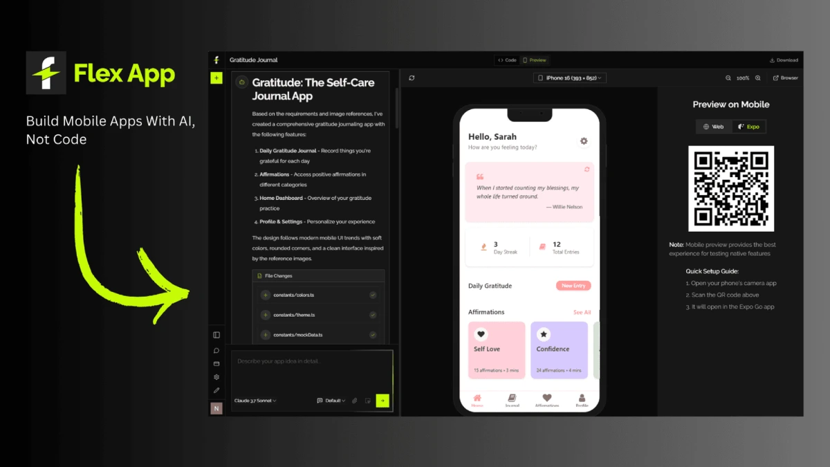 FlexApp screenshot