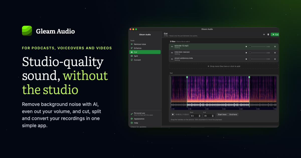 Gleam Audio product thumbnail