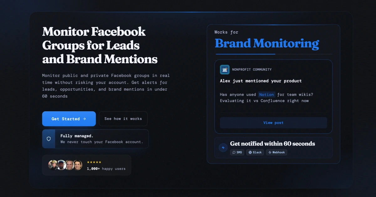 Groups Watcher screenshot