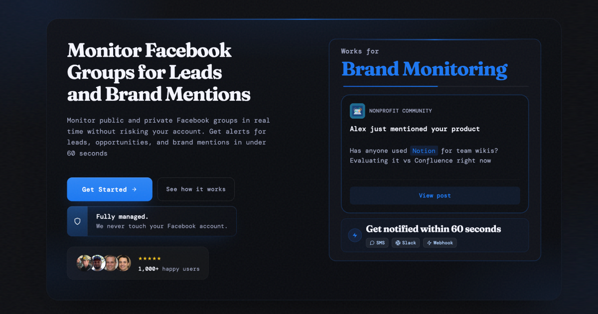 Groups Watcher screenshot