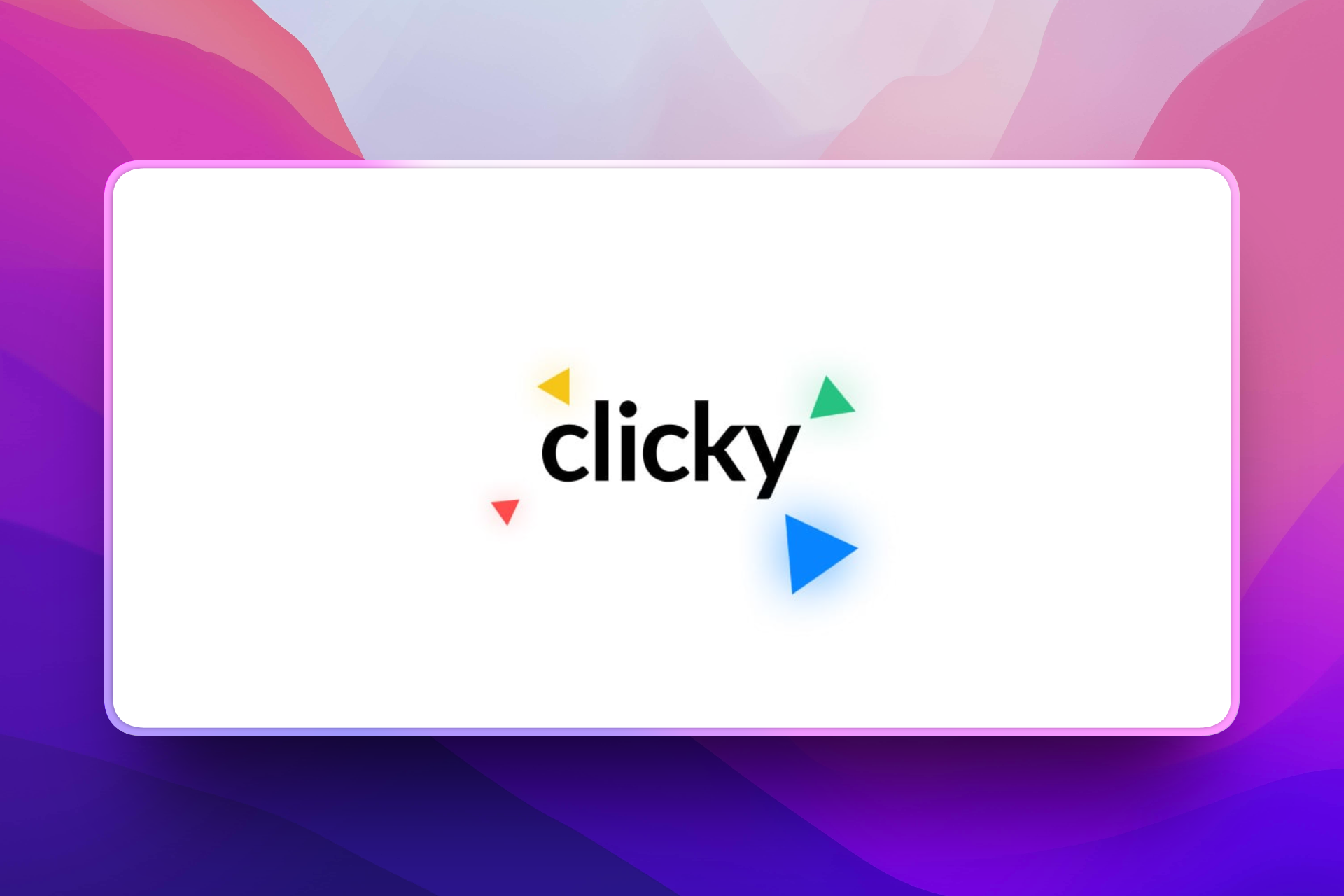 Clicky screenshot