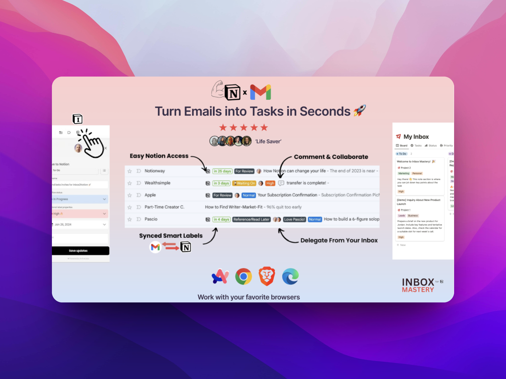 Inbox2Action screenshot