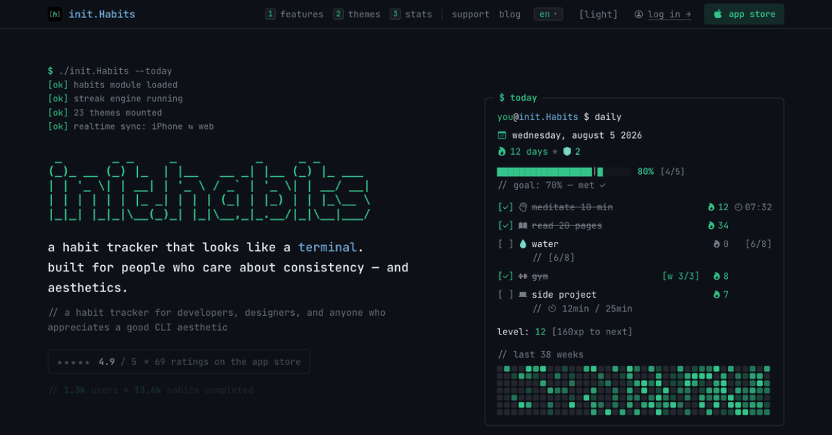 init.Habits screenshot