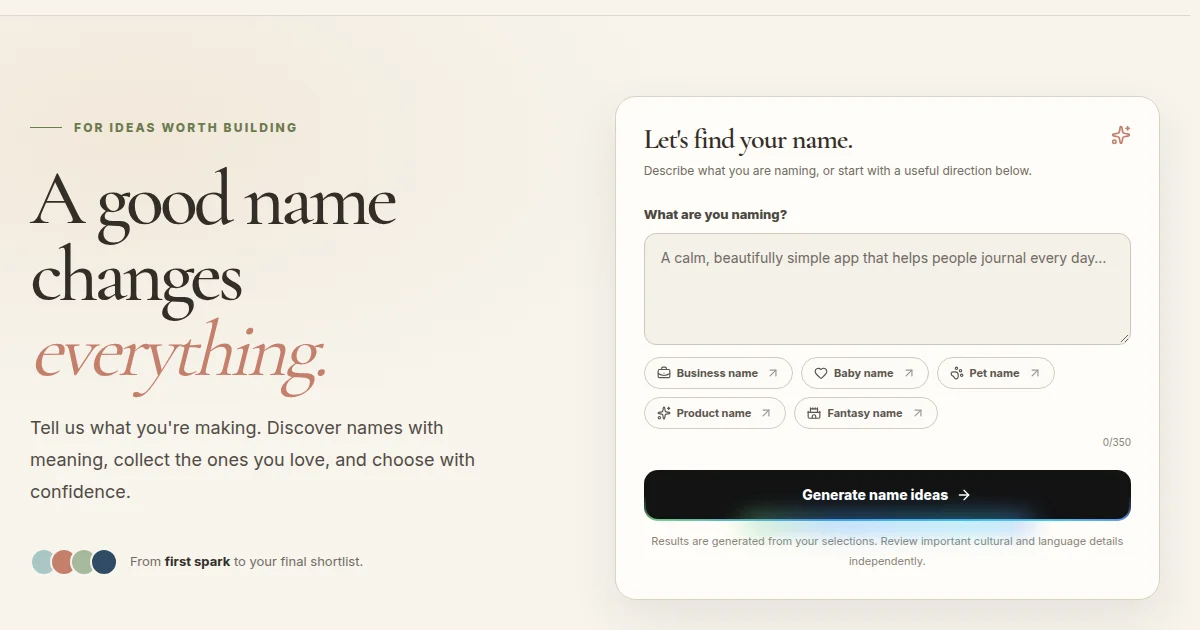 Name Idea Box product thumbnail