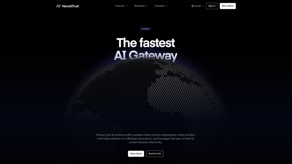 NeuralTrust screenshot