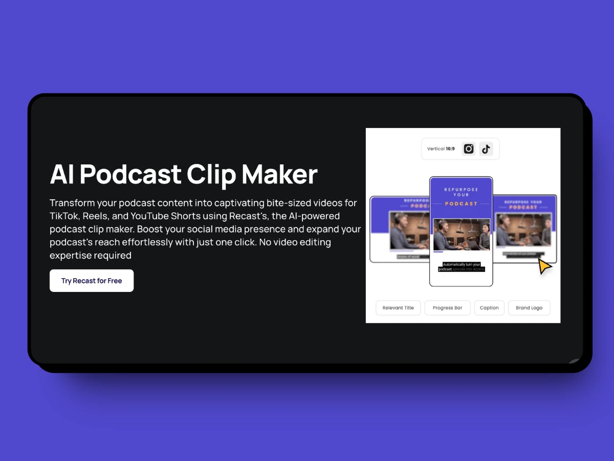 Podcast Clip Maker product thumbnail