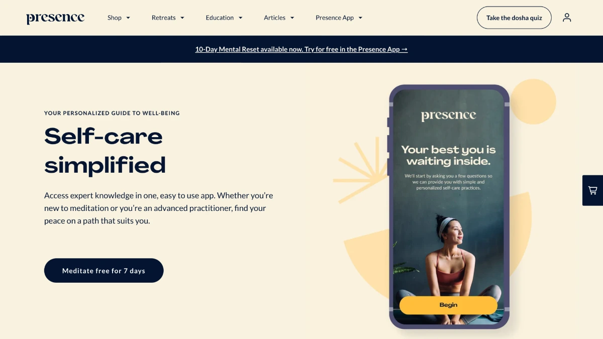 Presence screenshot
