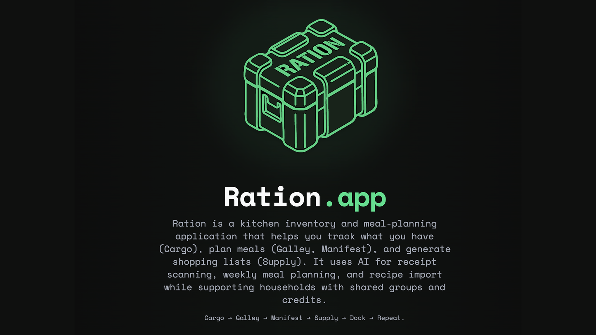 Ration screenshot