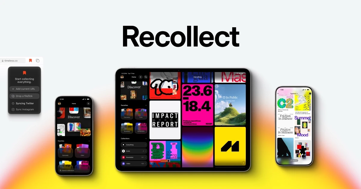 Recollect screenshot