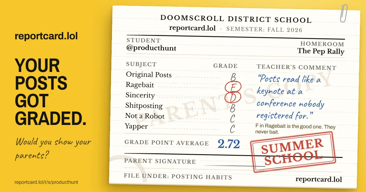 Report Card product thumbnail