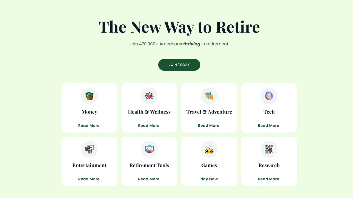 RetireHub screenshot