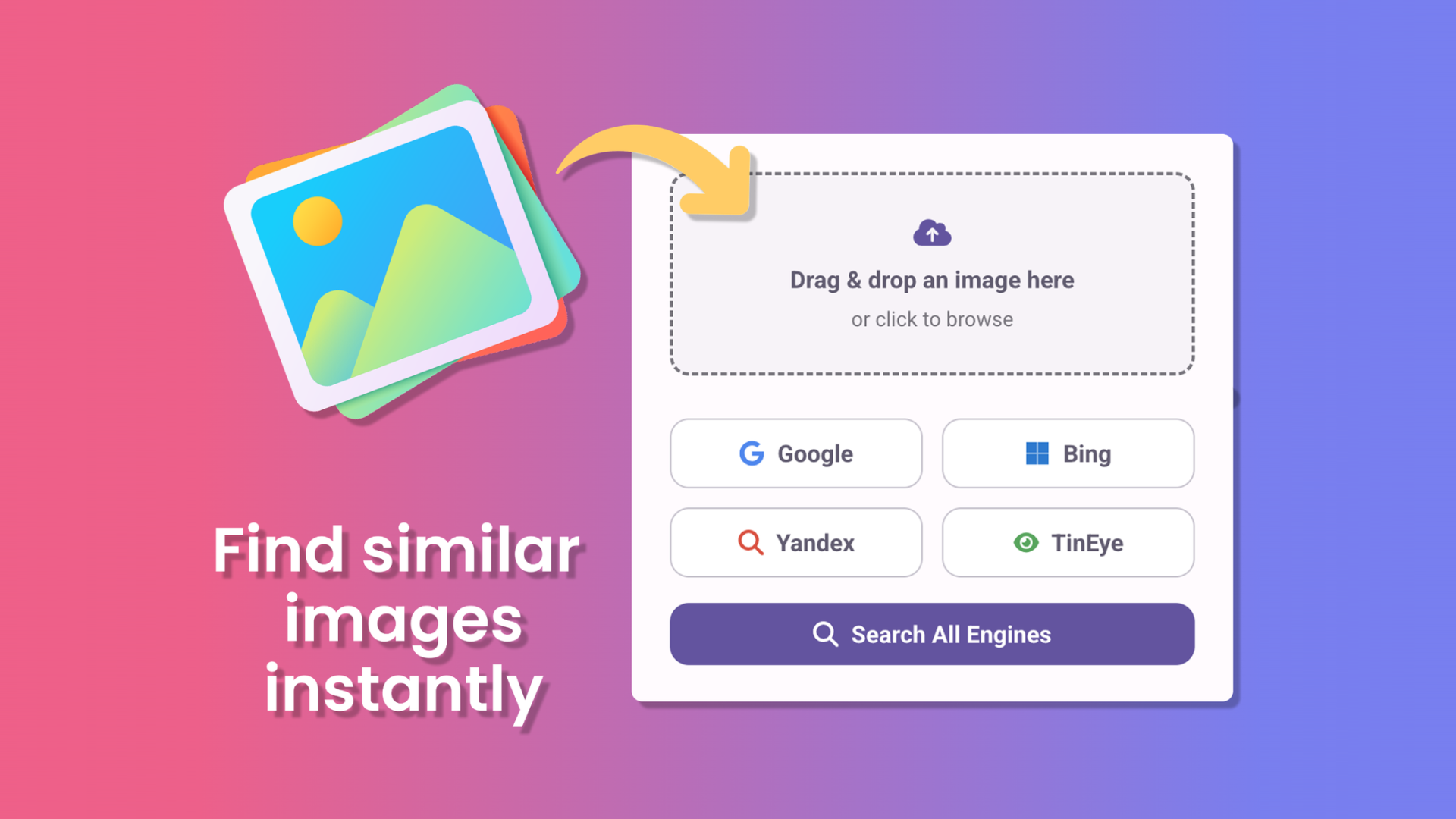 Reverse Image Search Tools screenshot