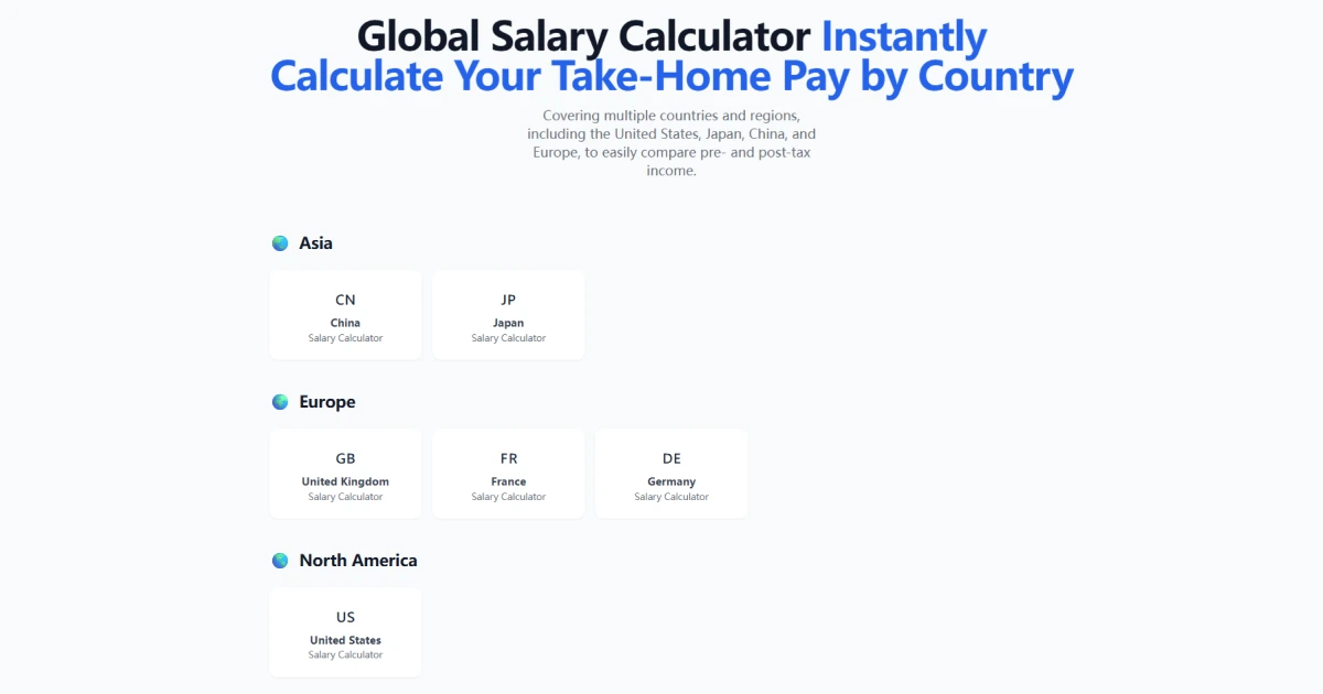 Salary Calculator screenshot
