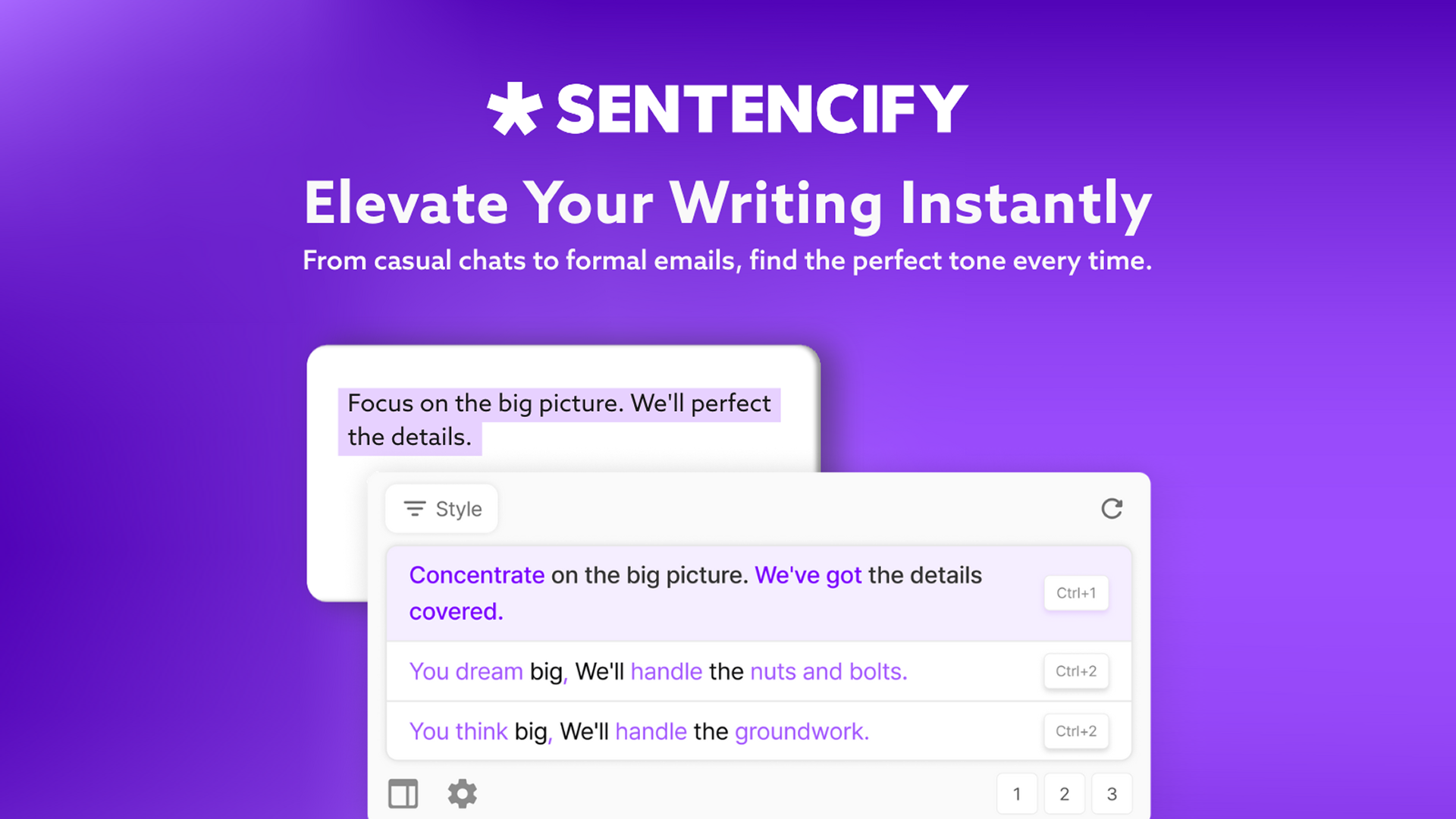 SENTENCIFY screenshot