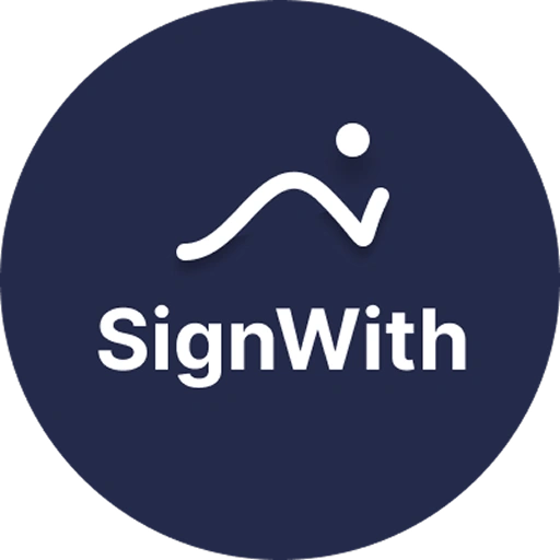 SignWith logo