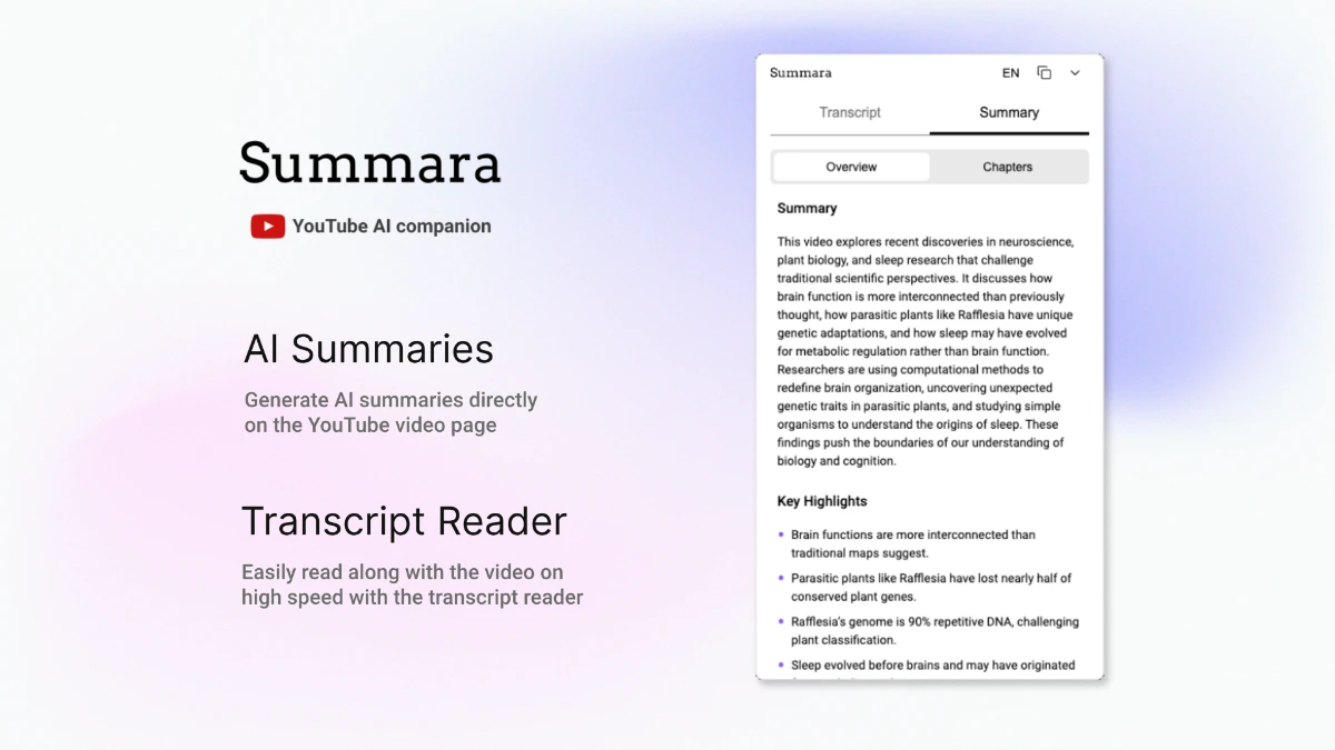 Summara screenshot