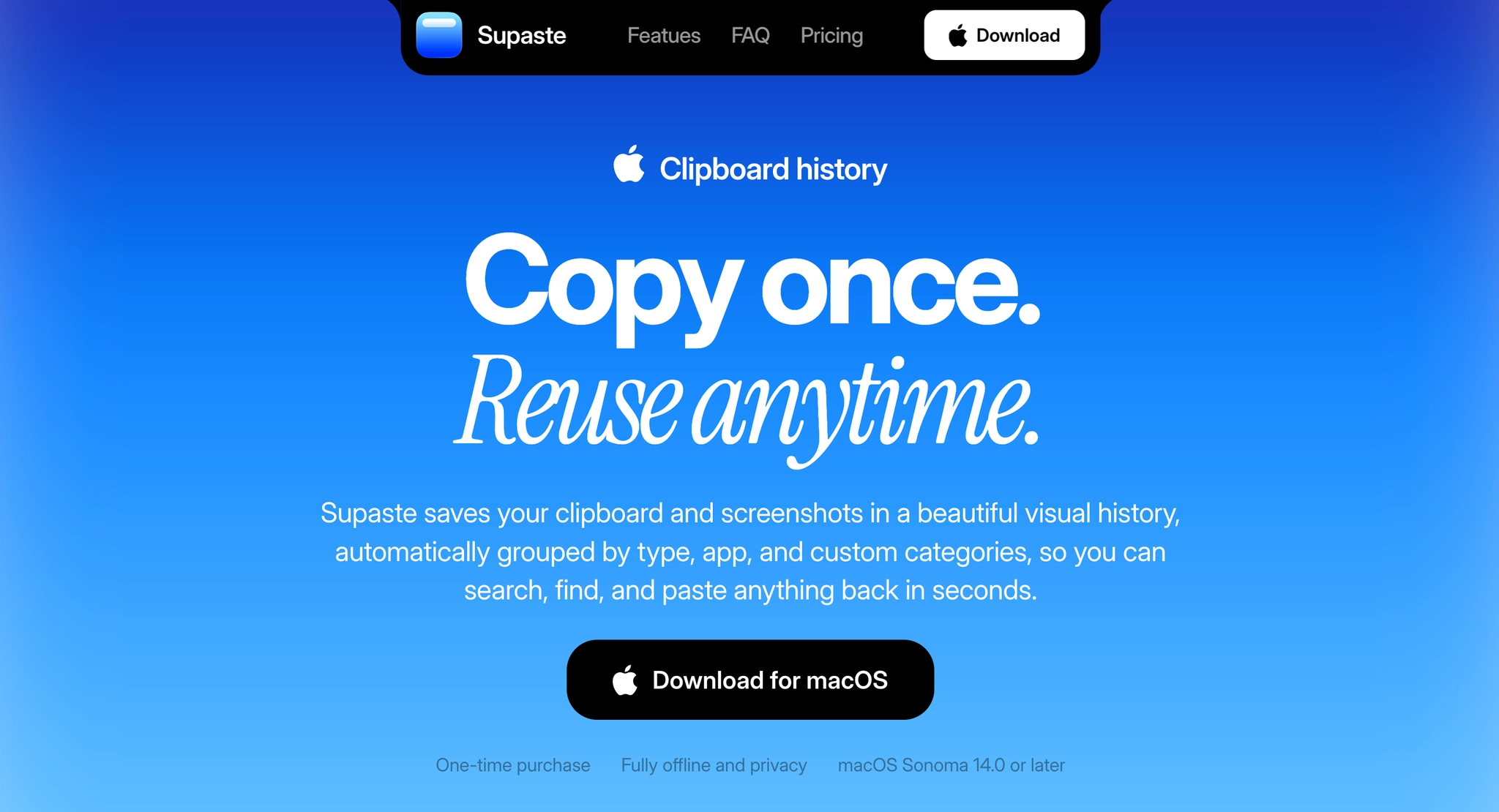 Supaste screenshot