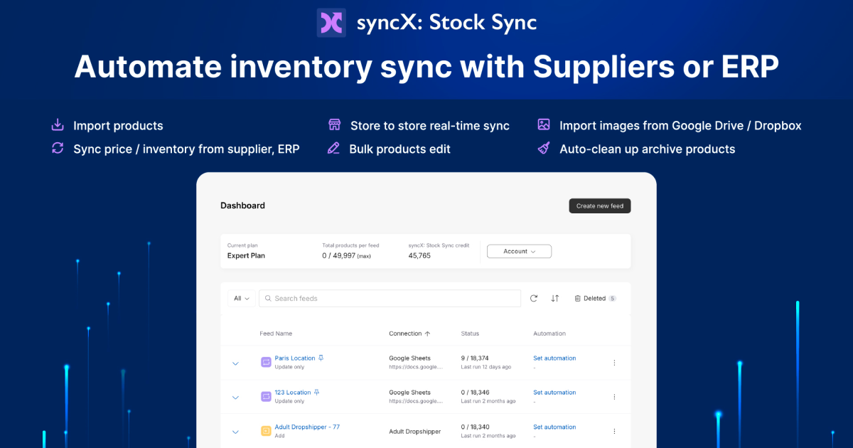 syncX: Stock Sync product thumbnail