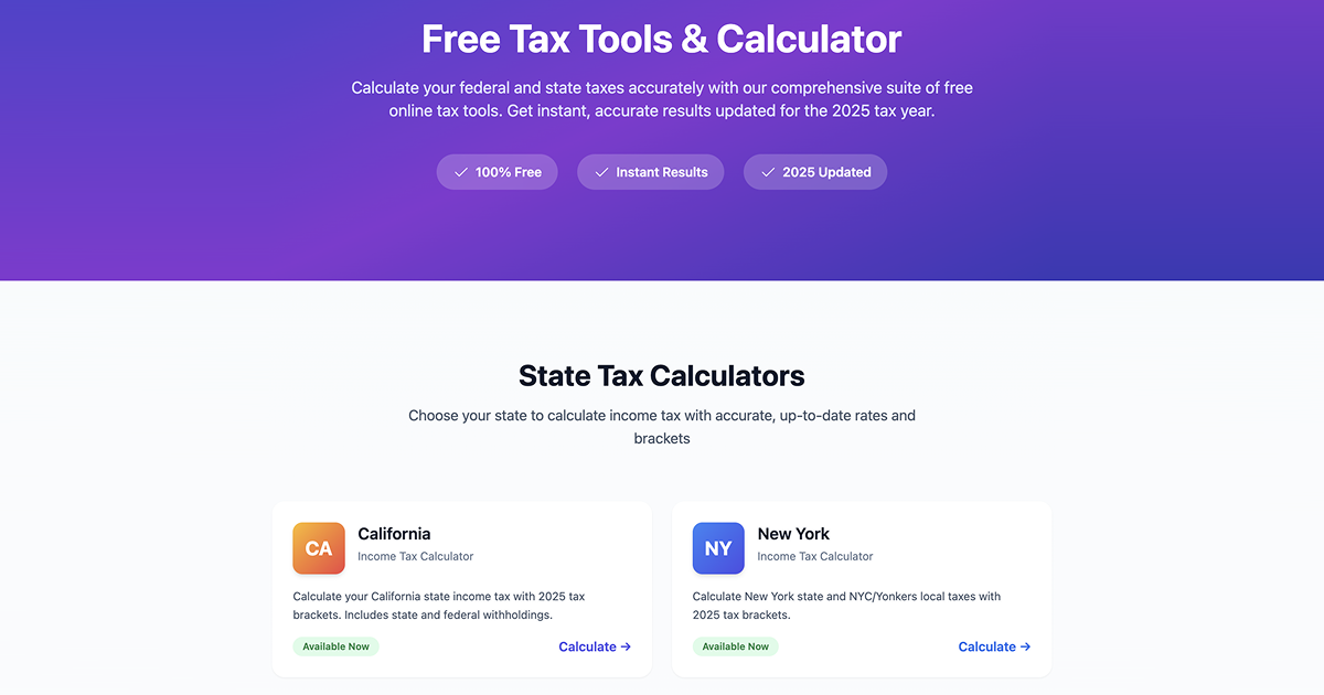 TaxTools AI screenshot