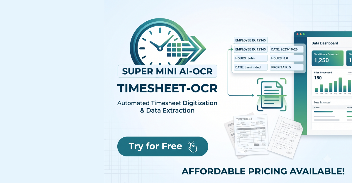 Timesheet OCR screenshot