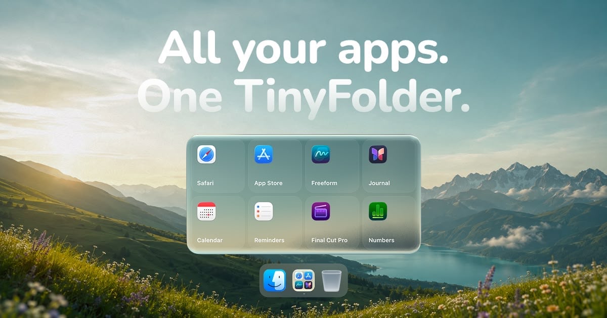 TinyFolder screenshot