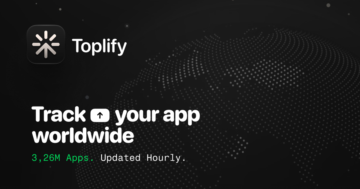 Toplify screenshot
