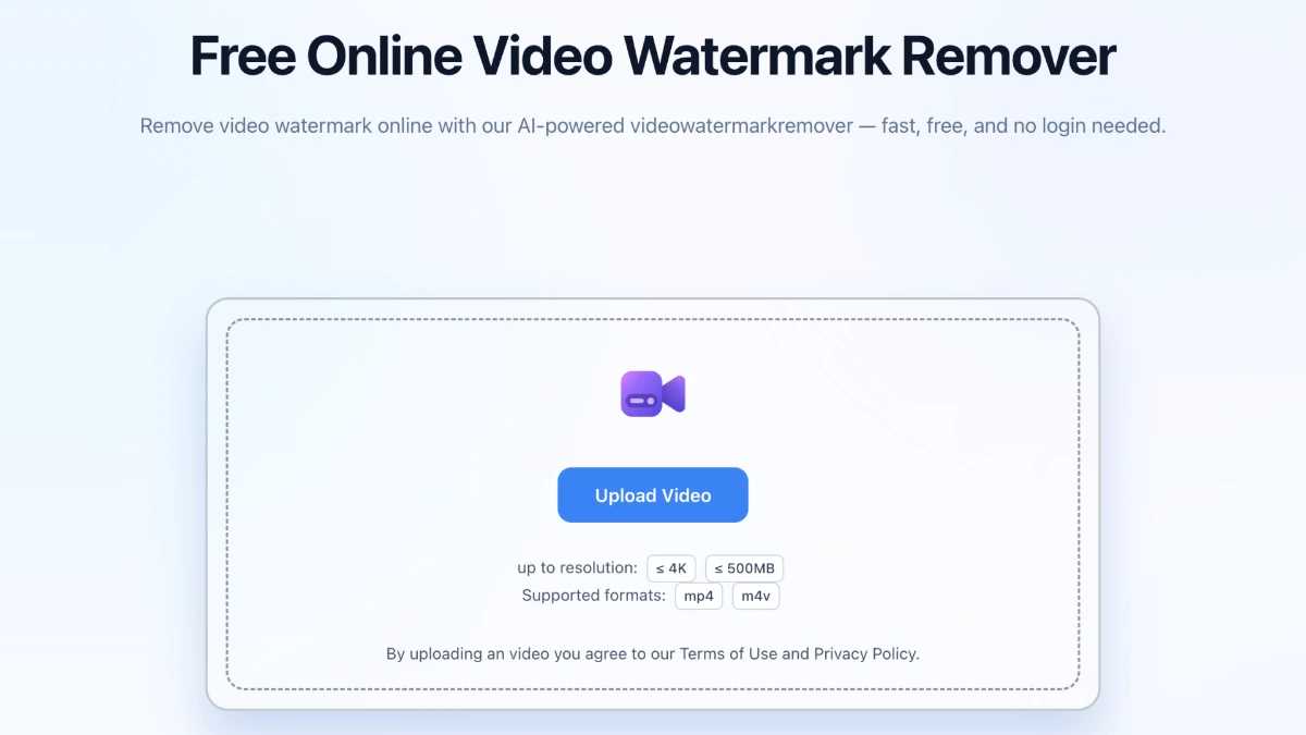 Video Watermark Remover screenshot