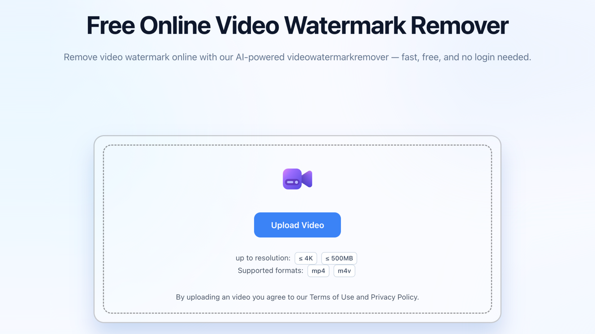 Video Watermark Remover screenshot
