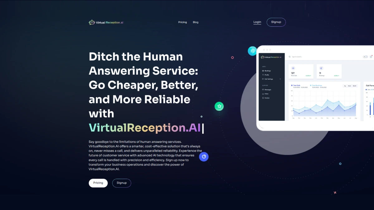 VirtualReception.AI screenshot