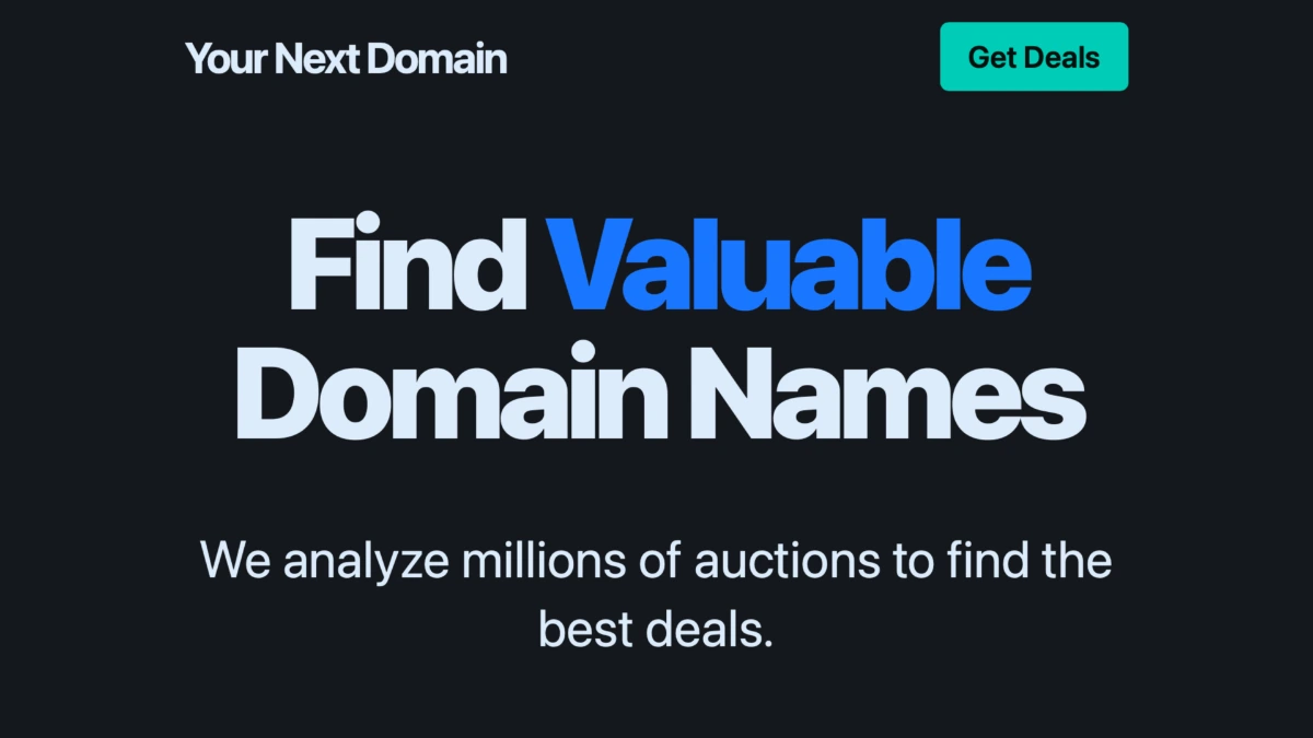 Your Next Domain product thumbnail